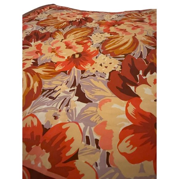 VTG Carol Little 100% Silk Square Scarf – Vintage Designer Print - Picture 4 of 5